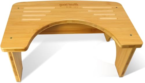 Bamboo Toilet Stool, 6.5 Inch, Non-Slip