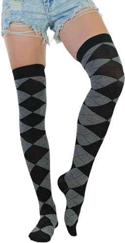 Image of ToBeInStyle Women's Over The Knee Knit Thigh High Warm Socks