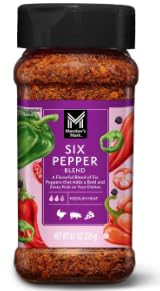 Herb and Pepper Seasoning Mix, 2-Pack Spice Blend (8.1 oz., Six pepper Seasoning)