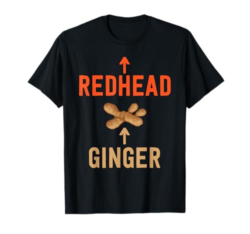 Redhead vs Ginger Funny Red Hair Sarkastic Redhead T-Shirt