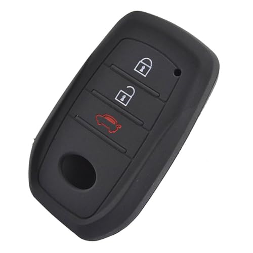 Coque de clé Toyota silicone - Étui de protection télécommande pour Hilux et Fortuner