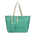 Victoe Grand sac à main avec petit portefeuille pour femme Vert