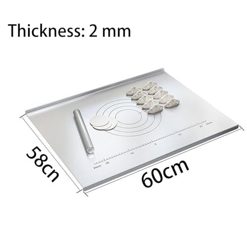 Planche à découper en acier inoxydable facile à nettoyer pour légumes - 7