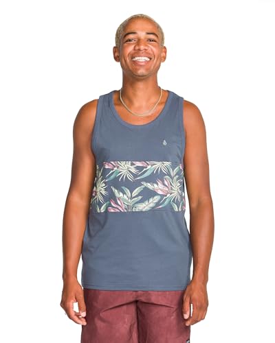 Volcom Men's Summerside Tank Top – Soft Cotton Sleeveless Shirt with Graphic Print
