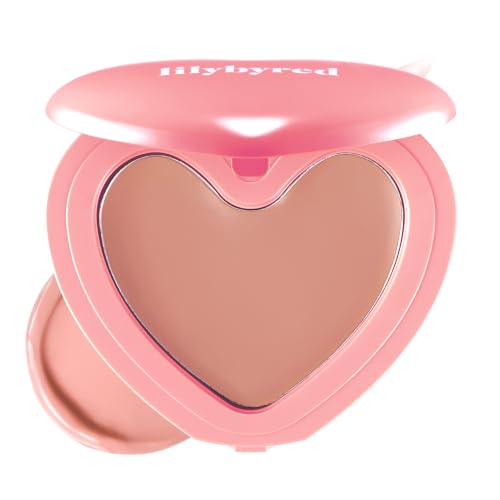 Image of lilybyred Luv Beam Cheek Balm | Heart-Shaped Korean Cream Blush, Semi-Matte, Healthy Glow, Long-Lasting, Blendable & Buildable, Lightweight, Natural-Looking Color, 0.12 oz (16 Honey Peach)