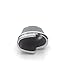 Lucklybestseller Metal Leather Lighter Case Cover Holder Black Color for Bic Mini Lighter J5
