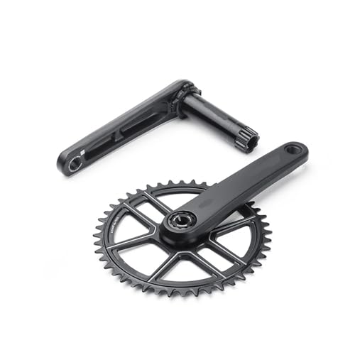 Pédalier de vélo 40T-44T mono plateau avec manivelle 165-175mm