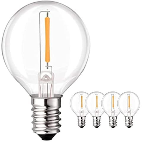 GPATIO Ampoules LED G40 Blanc Chaud Cover
