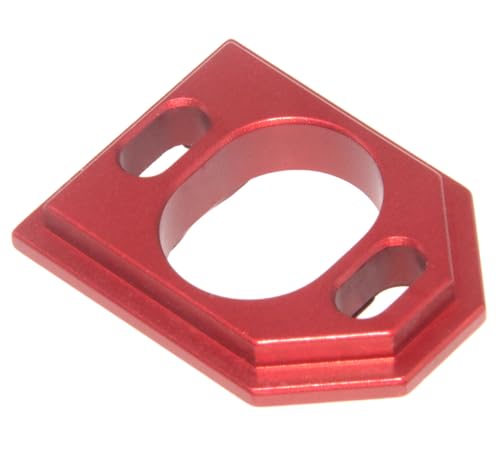 LJXSZ Motor Mount Holder Compatible with All MJX Hyper Go 1/14 1/16 RC Car Aluminum Alloy 14210 16393 14393 Upgrade Part(Red)