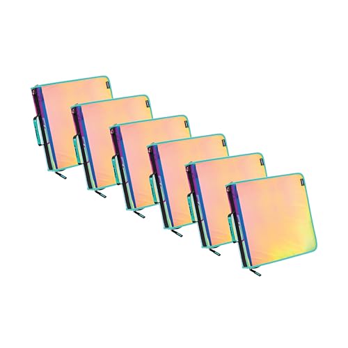 Case-it Go Tab Zipper Binder | 2-Inch O-Ring | PS-440 Iridescent