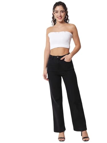 Image of KOTTY Slim Straight Fit Jeans - High Waist Comfortable Denim