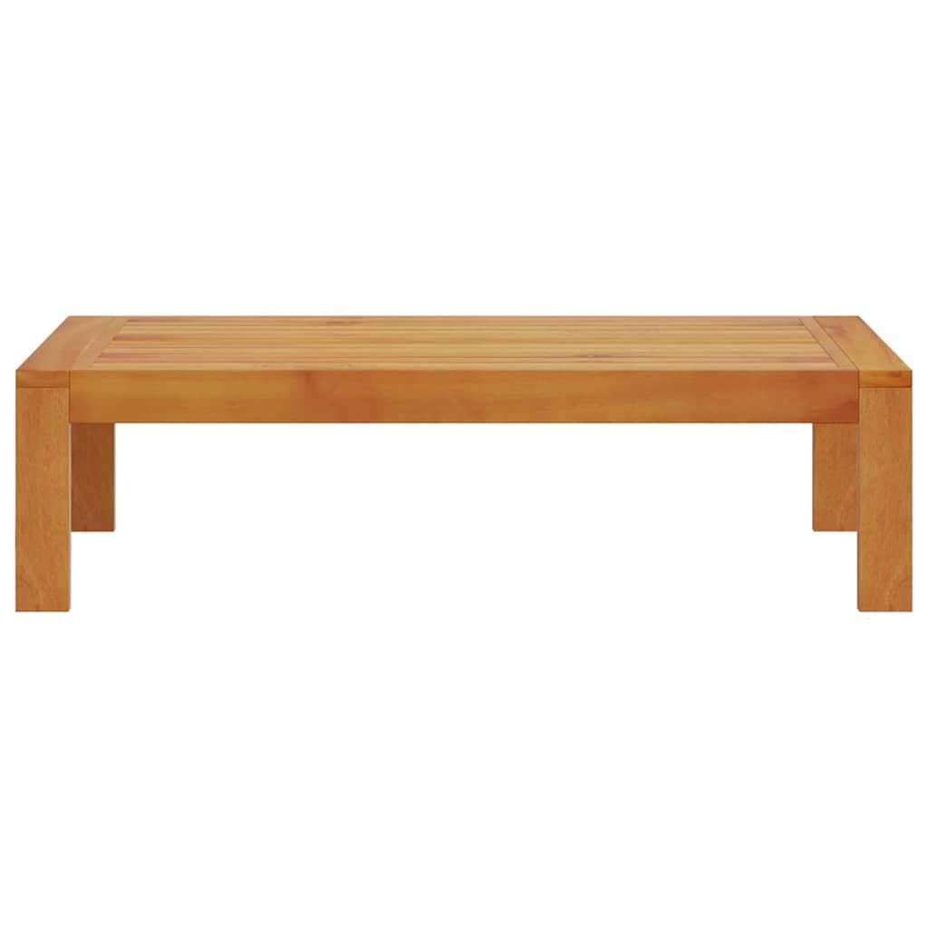 vidaXL Table de Jardin 100x50x27 cm Bois d'acacia Solide, Table Basse d'Extérieur
