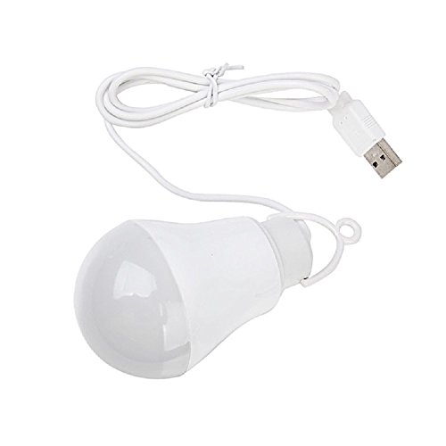 ZhaoZhe　USB LED　電球　ラップトップアウトドア用　USB端子に接続するだけで使える