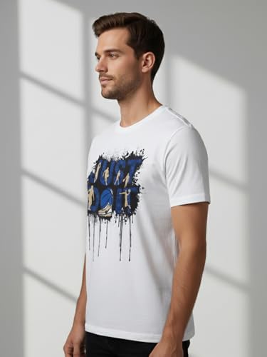 Image of Dollar Club Men's Cotton Round Neck Printed T-Shirt