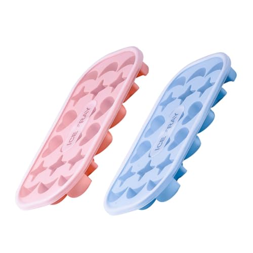 Cubitera de silicona con tapa 18 cubos 2 piezas