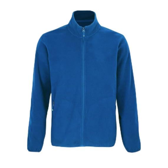 Veste Micropolaire Homme SOL'S pour activités outdoor en Bleu Roi 3XL