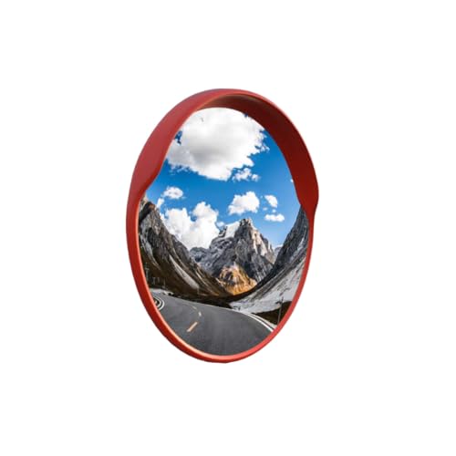 Espejo convexo seguridad redondo de 80cm con gran angular para monitorear puntos ciegos