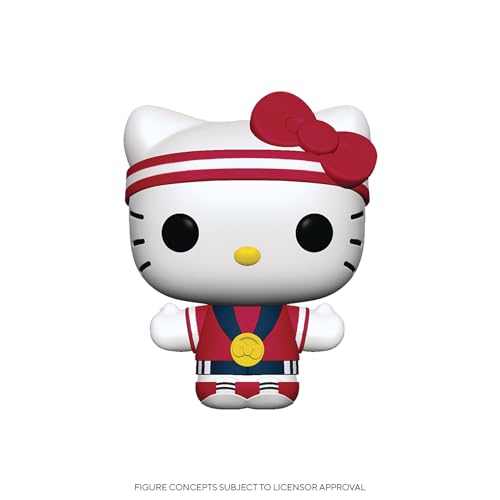 Funko Pop! Sanrio: Hello Kitty Sports - Gold Medal Hello Kitty, Multicolor, (Model: 48694)
