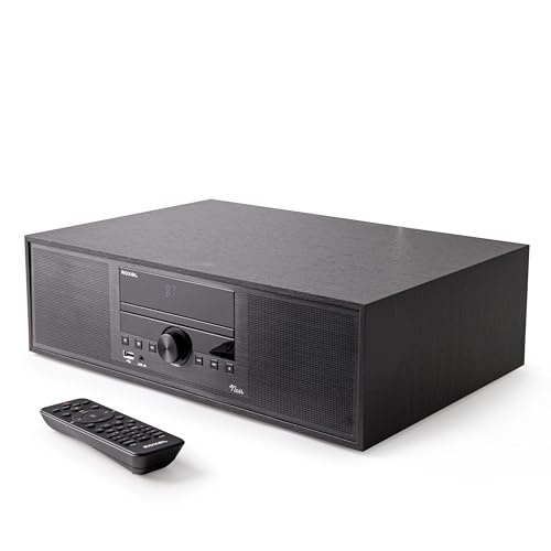 Opzioni di riproduzione versatili: Riproduci CD, ascolta la radio o collega altri dispositivi utilizzando le opzioni di ingresso USB e ausiliario del sistema. Con stazioni preimpostate e display LCD, è facile accedere alle tue stazioni e tracce preferite.