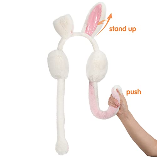 Surblue Cute Animal Moving Earmuffs Winter Warm Outdoor Ear Covers Headband Fur Earwarmer3