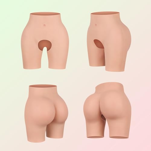 Half Length Silicone Butt Panties Hips Lifter Enhancer Shaping Pants for Crossdressers Transgender Drag Queen3