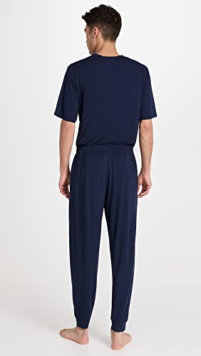 Eberjey Men's Henry Modal Short Sleeve & Pant PJ Set3