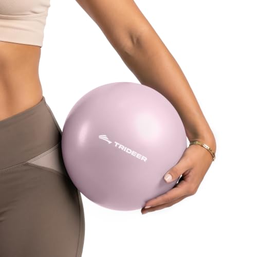 Image of Trideer 9 Inch Pilates Ball with Inflation Straw, Small Exercise Yoga Ball