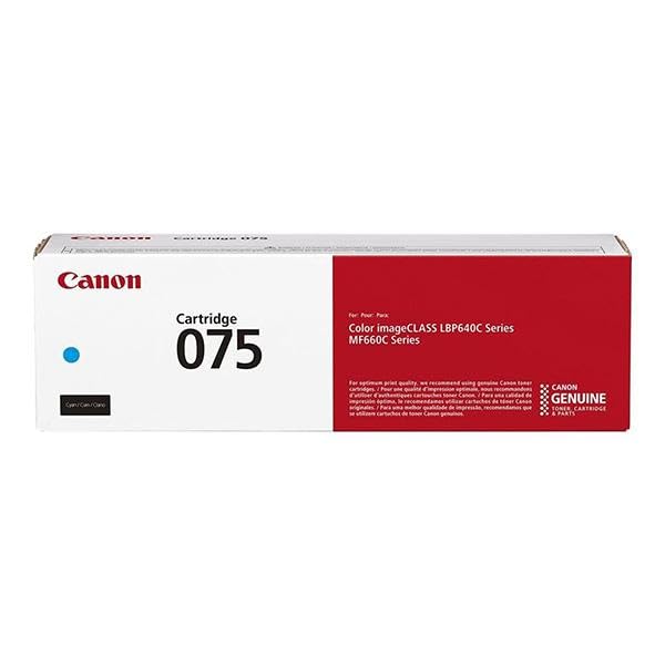 Toner Canon 075 cyan haute précision pour des documents parfaits