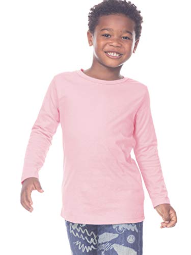 Kavio! Toddlers Crew Neck Long Sleeve Baby Pink 3T