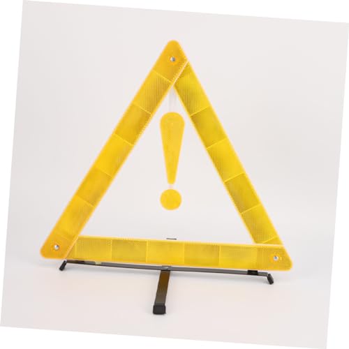 Triángulo de advertencia reflectante para carretera miniatura 5