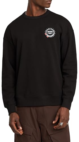G-STAR Hommes Gauge Loose Sweater pull col rond oversize en coton pour homme