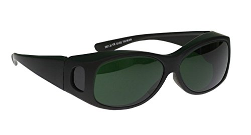 BoroView Shade #5 Brown Lens - Glass Working Spectacles in Over Eyewear Plastic Safety Frame