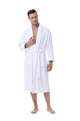 INK+IVY Mens Terry Fabric 100% Cotton Bathrobe for Men4