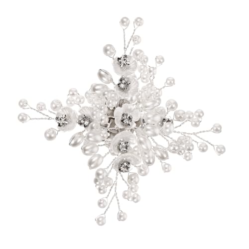 Clips de chaussures perles pour mariage et bal - Lot de 3 paires