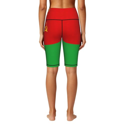 Legging Biélorussie anti-glisse taille haute pantalon doux