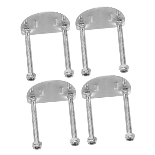 BCOATH Ice Skates Base Plates 4pcs Roller Skate Plates Bracket Plates for Repair Installati