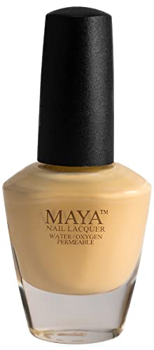 Maya Halal, Breathable & Toxin-Free Vegan Nail Polish, Butternut - Halal Nail Polish Breathable - Vegan And Cruelty Free - Gentle On Nails - Long Lasting Nail Polish