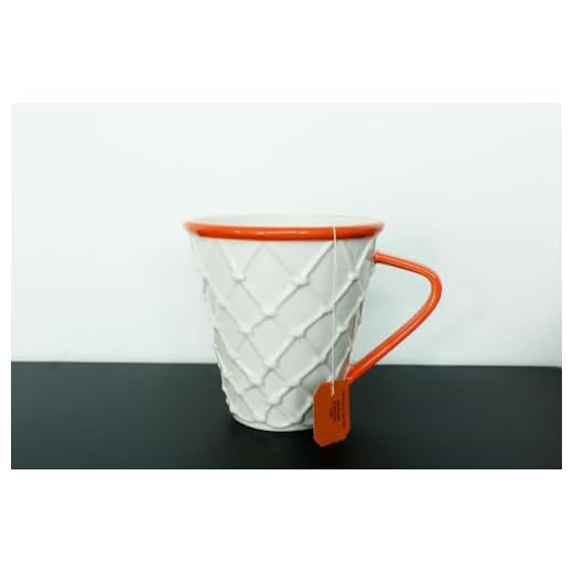 Winkee - Taza de baloncesto I Taza de café deportiva y taza de té en diseño de baloncesto I 400 ml I Must have para los fans del baloncesto