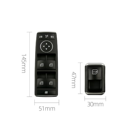Interrupteur vitre principale commande de commutation electrique W204 W212 GLK - 6