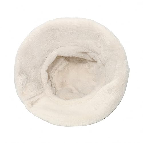 Sombrero tipo Bucket para mujer negro y beige cálido miniatura 6