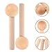 CHILDWEET 10pcs Wooden Pegboard Pegs Solid Beech Wood Peg Hooks Diameter 10mm Length 100mm for Hanging Tools and Accessories in Garage Workshop