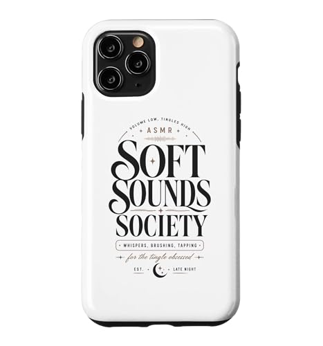 Soft Sounds Society ASMR Whispers �u���b�V���O�^�b�s���O �X�}�z�P�[�X iPhone 11 Pro �p