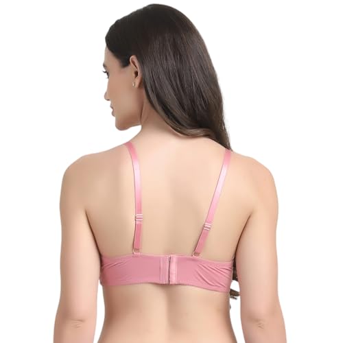 Image of Quttos PrettyCat Lightly Padded Underwired Sexy T-Shirt Bra with Chain Strap