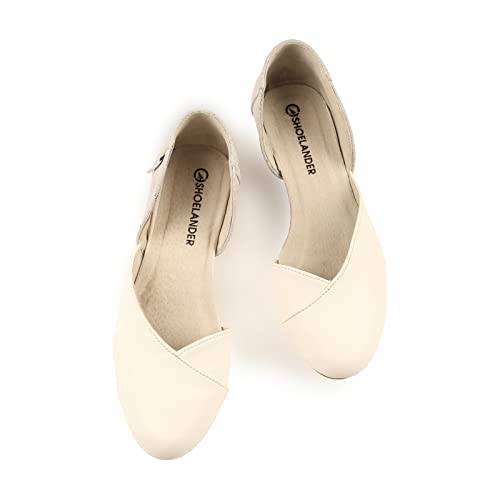 SHOELANDER Women's Pointed-Toe Flats Comfortable Casual Dressy Shoes4