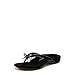 Vionic with Orthaheel Technology Womens Bella II Thong Sandal Black Size 10