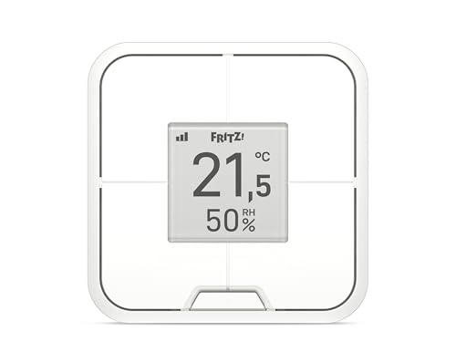 FRITZ!DECT 440 | Interruttore portatile per il controllo della Smart Home | Quattro tasti personalizzabili e display e-paper | Controllo luce, riscaldamento e altro | Versione internazionale