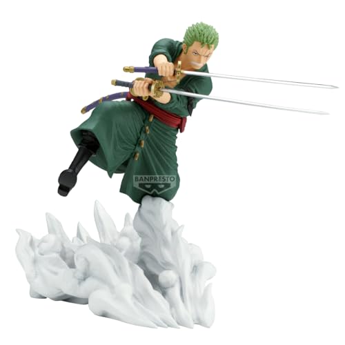 Banpresto Figurine d'action Roronoa Zoro One Piece - Senkozekkei - (Egghead Ver) 15 cm - Multicolore BP29205P - Figurine à Collectionner - Optimal pour Les Fans d'Anime