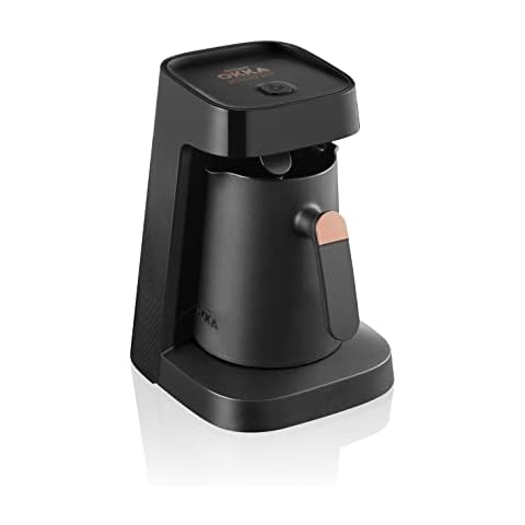 Arzum OK0013 Okka Jet Automatic Turkish Coffee Machine, 400 W, Black/Copper Cover