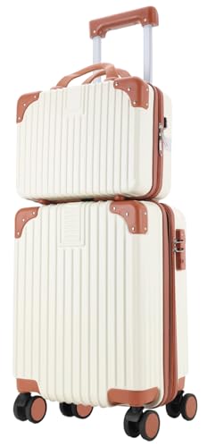 Mala de Bordo 10kg com frasqueira de viagem feminina Bagagem de Mão Expansivel Aprovada ANAC com 4 Rodízios removíveis 360° Cadeado AntiFurto TSA Mala de Viagem pequena com zíper à prova de explosão