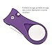 Foldable Golf Divot Repair Tool, Stainless Steel Foldable Golf Divot Tool with Green Fork and Magnetic Ball Marker for Golfers(Purple), Golf Green Fork Divot Tool Repair Metal Foldable Tool, Stai